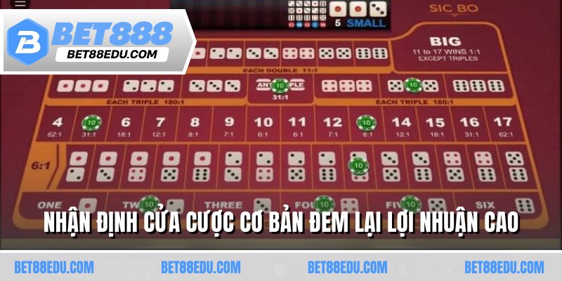 Nhận định cửa cược cơ bản đem lại lợi nhuận cao