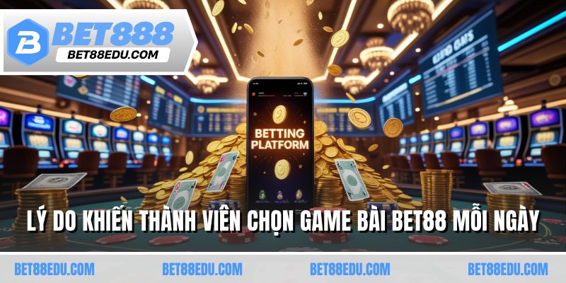 Lý do khiến thành viên chọn game bài BET88 mỗi ngày